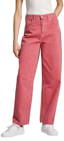 Pepe Jeans Damen Barel Jeans Uhw PL204739 Jeans, Red (Light Terracotta Brown),