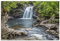 ARTland Wanddeko Wandbild Alu Verbundplatte für Innen & Outdoor Bild 60x40 cm Landschaften Idyll Natur Pflanzen Fluss Wasserfall Falls of Falloch Schottland U5CL
