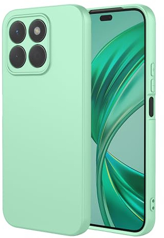 TAUYN Custodia per Honor X8b, Ultra Sottile Morbida TPU Liquido Silicone Case, Antiurto Anticaduta Custodia, Matcha Verde