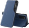 JIAFEI Cover per Honor X8b, Custodia Luxury Mirror Case con Una Schermo Finestra Cover, Blu