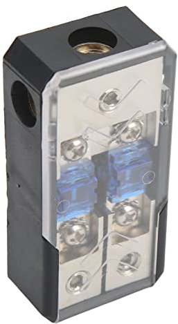 Universal 2 Way Holder Box, 60A Power Distribution Block for Car, Yacht Stereo Audio Amplifier, Power Distributor Block, Distribution Box, Amp Power Block
