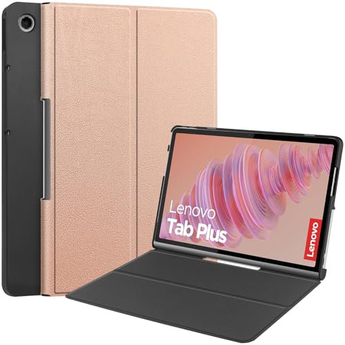 ProCase Tablet Case for Lenovo Tab Plus 11.5 Inch 2024, Hard Shell Smart Cover for 11.5 Lenovo Tab Plus 2024 Release -Rosegold