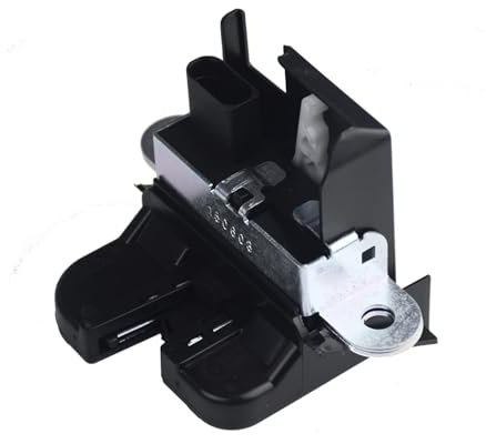 LLLyyyJ Serrure Hayon Coffre Arrière Coffre Couvercle Serrure Loquet Actionneur Voiture pour VW Golf 5 6 MK5 GTI MK6 TIGUAN Touran 1K6827505 Serrure Hayon Coffre.