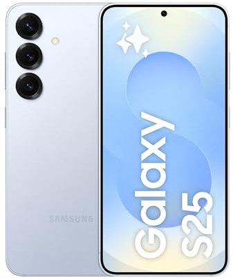 Samsung Galaxy S25 Smartphone AI, 3 anni di Garanzia del produttore, Display 6.2'' FHD+ Dynamic AMOLED 2X, Fotocamera 50MP, RAM 12GB, 128GB, 4.000 mAh, Icyblue [Versione italiana]