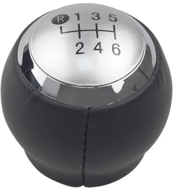 Gear Stick Schaltknauf Für Toyota Für Corolla Für Verso 2007-2013 Schaltknauf Hebel Shifter Gamasche Staubschutz Auto Schalthebel(6 Speed Silver)