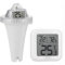 Thermomètre Flottant sans Fil pour Piscine avec Triple Écrans LCD | Moniteur de Température de l'Eau Extérieure pour Piscine, Aquarium, Étang