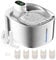 Fontaine a Eau Chat INOX sans Fil en Acier, 4L Fontaine pour Chat avec Capteur Automatique, Ultra Silencieux avec Batterie 4000 mAh, FS10pro
