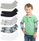 Manchette, 5 PCS Manchette Anti UV pour Enfant, Manchons de Bras pour Enfants, Manchette Gaming, Manchons Anti Soleil Refroidissement, für Kinder und Jugendliche mit Dem Fahrrad (gris, 8-10 ans)