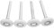 jojofuny 4Pièces Lot de Galets Nylon pour Porte de Garage Fonctionnement Silencieux Glissement de Remplacement Robustes pour Durabilité Installation Facile