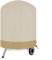 Housse de protection pour brasero de jardin, barbecue d'extérieur résistante aux intempéries avec double couture, protection UV, toutes saisons, pour barbecues électriques verticaux, 70 x 70 cm (beige