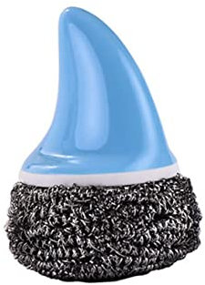 BCJMKDX Esponja lavavajillas. Esponja de Limpieza Cocina, Esponja for lavavajillas Resistente, estropajos Lana Acero, Inoxidable, Azul, 1 Unidad