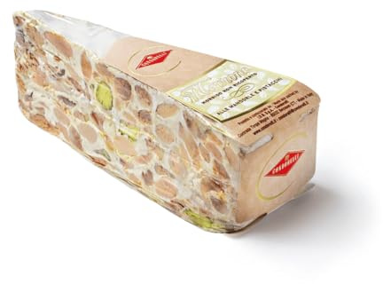 Torrone Condorelli Trancio di Torrone Non Ricoperto Morbido Confezione da 200 g