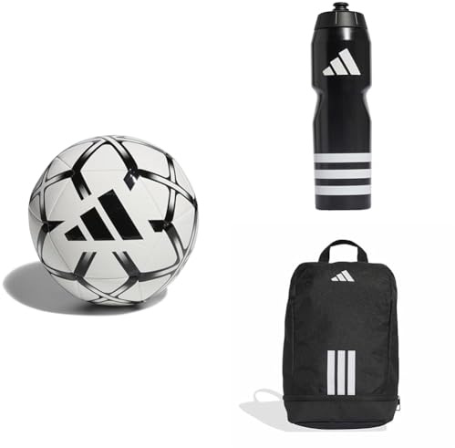 adidas Back to School bundle Starlancer club football, TIRO water bottle 0.75L and TIRO Shoebag