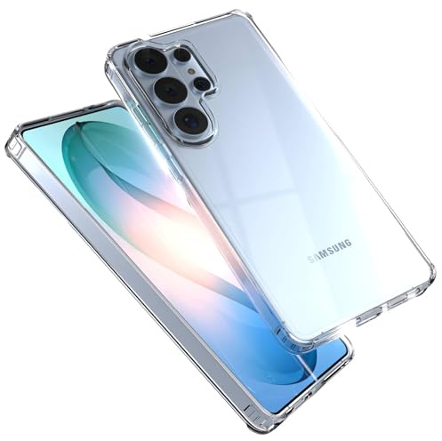 EAZY CASE Premium Crystal TPU Hülle kompatibel mit Galaxy S26 Ultra mit Kameraschutz, Slimcover, Handyhülle, Silikonhülle, Backcover, Durchsichtig, Klar Transparent