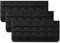 sourcing map Black 3 x 6 Positions Hooks Tape Underwear Bra Extender 3 Pcs