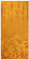 Raumteiler Goldene Flora 250x120cm inkl. transparenter Halterung