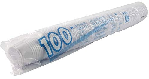 MyCafe Vending Cup Squat, 7 oz, White (Pack of 100)
