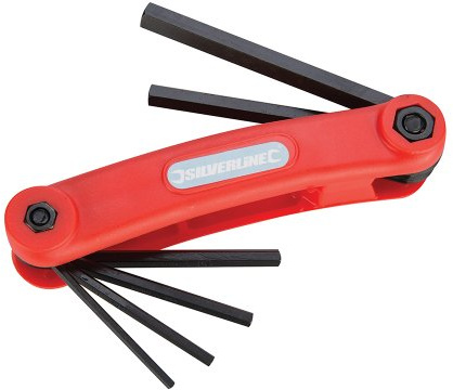Silverline Hex Key Metric Tool 7pce 2.5 - 10mm (HK07)