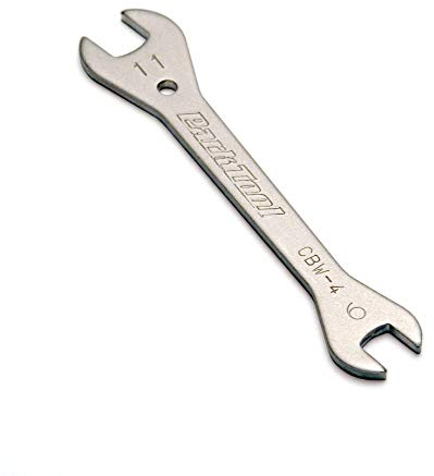 Park Tool CBW-4 Maulschlüssel - SW 9/11 | Silber | Park Tool CBW-4 Brems- und Schaltwerkschlüssel, vernickelt, offenes Ende, 9/11 mm