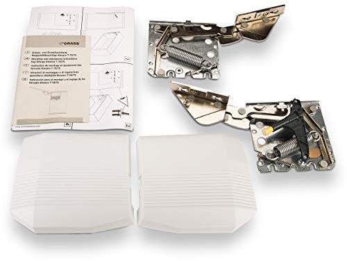 SO-TECH® Ferrure pour Relevage Pivotant Grass Kinvaro T-65, Bisagras pour Abattants jusqu'à 7,4Kg / 100°