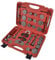 vidaXL Brake Caliper Piston Wind Back Tool Kit 35 pcs - Car Brake Pads Replacement Tools - Compatible with Acura, Aston Martin, BMW, and More - Made of Durable Carbon Steel