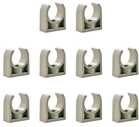 Sinmova 10PCS 20mm PPR U Type Pipe Clamps Tubing Clips Conduit Fittings for Water Supply