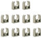 Sinmova 10PCS 20mm PPR U Type Pipe Clamps Tubing Clips Conduit Fittings for Water Supply