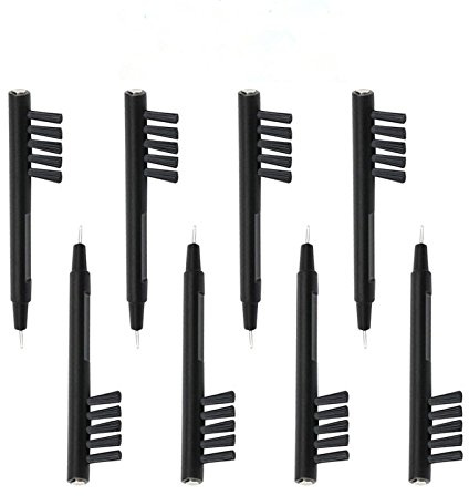 SiChun Hearing Aid Cleaning Brushes Multi-Function Tool Kit with Wax Loop & Battery Magnet (8 Pcs)