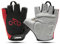 ONTYZZ Fahrradhandschuhe Fitness Handschuhe Damen Herren Trainingshandschuh Adjustable Sporthandschuhe für Radsport Camping Fingerlose Handschuhe Rot/XL