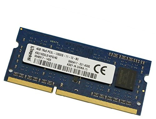 4GB RAM Laptop SODIMM Kingston ASU16D3LS1KFG/4G PC3-12800S 2Rx8 1600MHz CL11
