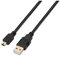 Aisens Cable Usb 2.0 Tipo A/M-Mini B/M Negro 1.8M