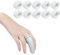 SENRISE Vendaje para dedos Tubular, Primeros Auxilios Tubular Bandage Finger Bobs Cunas Buddies Azul/Blanco Apósitos para esguinces de dedos e hinchazón (10 unidades, Blanco)