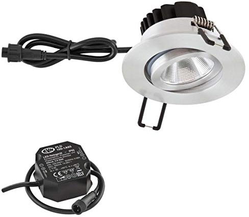 EVN PC650N61402 LED-Einbauleuchte LED LED fest eingebaut 6W Aluminium