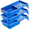 KADAX - Vaschetta per vernice, in plastica, con pratico manico piccolo, per verniciare, per pittura, accessorio leggero, per pittura, ciotola per vernice (3, blu)