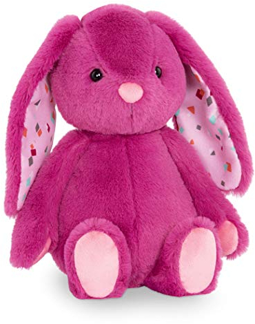 B. toys Kuscheltier Hase – Superweich mit langen Ohren – Plüschtier pink, Baby und Kinder Spielzeug für Mädchen und Jungen ab 0 Monate