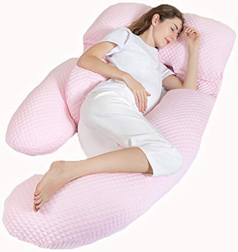 Schwangerschaftskissen,Full-Body Seitenschläferkissen,Stillkissen U-Form,Bequem,Multifunktional, Abnehmbar,Ideal Für Die Zukünftige Mutterschlaf, C,185 * 75 * 95cm