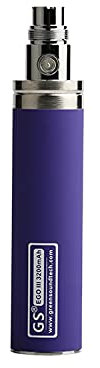 GreenSound GS Ego III 3200 mAh Quality Battery E Cig Rechargeable Pen Batteries (Purple) No Nicotine Empty Device