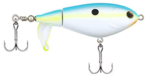 Berkley Choppo Topwater Angelköder - leicht zu handhabender Prop-Köder für Barsche und Raubfische, erzeugt maximale Oberflächenstörung und Geräusche - 7,5cm / Sexy Back