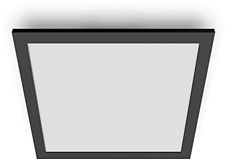Philips Scene Switch Touch LED Deckenleuchte, dimmbar, 12W, warmweißes Licht (2700K), Schwarz