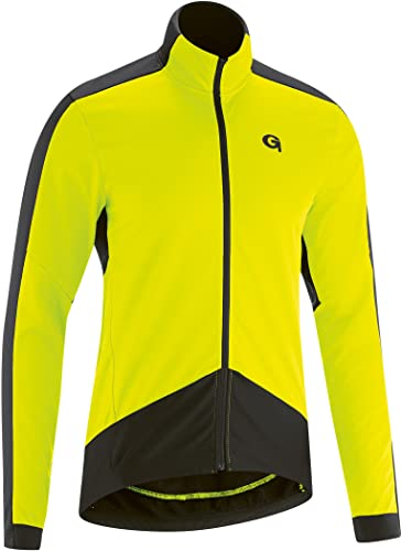 Gonso Marvao Full-Zip Langarm Trikot Herren gelb/schwarz