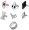 MayDee Gen shin Impact Ring Gen shin Hutao Cosplay Ringe 7er Set