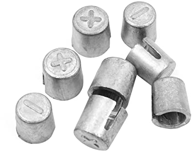 WANGCL 4 Pairs Battery Terminal Sleeves, Battery Sleeves Car Battery Terminal Converter Post Adaptors Metal Material Anode Cathode Sleeves