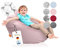 joyfill® XXL Sitzsack Kinder ÖKO-TEX Zertifiziert & 100% Made in Germany I Extra leise & Schadstofffreie Mikroperlen I Kinder Sitzsack XXL mit weichem Baumwollbezug ideal für Jungen & Mädchen