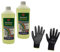 2 x 1000 ml Frischwassertankreiniger + 1x ILODA Schutzhandschuhe für Campingwagen, Wohnmobile und Boote, Wassertank, Frischwasser Reiniger