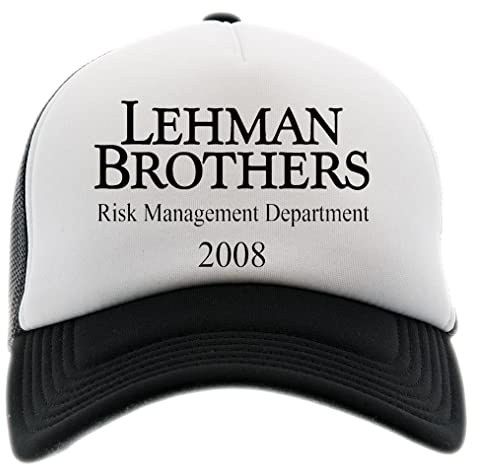 Lehman Brothers Risk Management Department Männer Frauen Unisex Baseball Kappe Schwarz Weiss Men Women Cap Black White