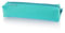 office box Estuche Cuadrado Basic - Ref 59311 - Portatodo de Amplio Apartado Interior y Cremallera, Lavable y Resistente para Material Escolar o Neceser by Colorline (Turquesa)