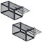 Relaxdays Lebendfalle Mäuse & Ratten, 2er Set, tierfreundliche Nagetierfalle, HBT 12 x 24 x 11,5 cm, Mäusefalle, schwarz