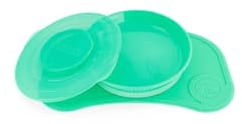 Twistshake Click-Mat Mini 31 x 17 cm rutschfestes Platzset für die meisten Hochstuhl-Tabletts, Platzdeckchen mit starker Saugkraft, BPA-frei, ab 6 Monaten, Grün