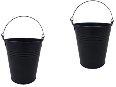 Milisten 2 Piezas Tambor Cubo Enfriador Envase Cubo De Grasa para Barbacoa Accesorios Al Aire Ceniza BBQ Accessories Recogedor De Grasa para Barbacoa Balde Parrilla Parilla Planchar