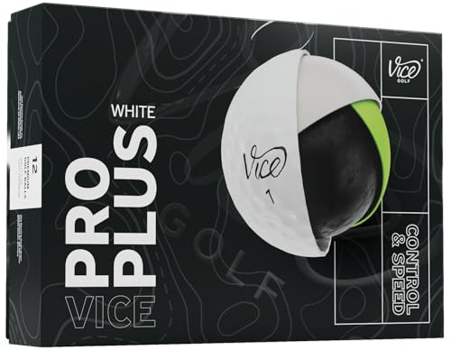Vice Pro Plus Golfbälle (Modell 2025) (Weiß)